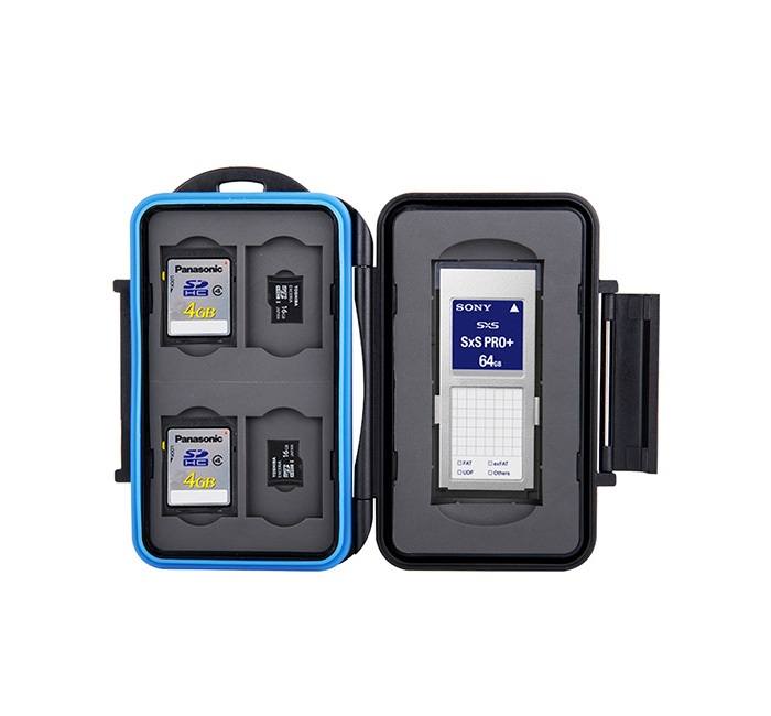  JJC Minneskortsfodral för 1xSXS + 4xSD + 4xMSD