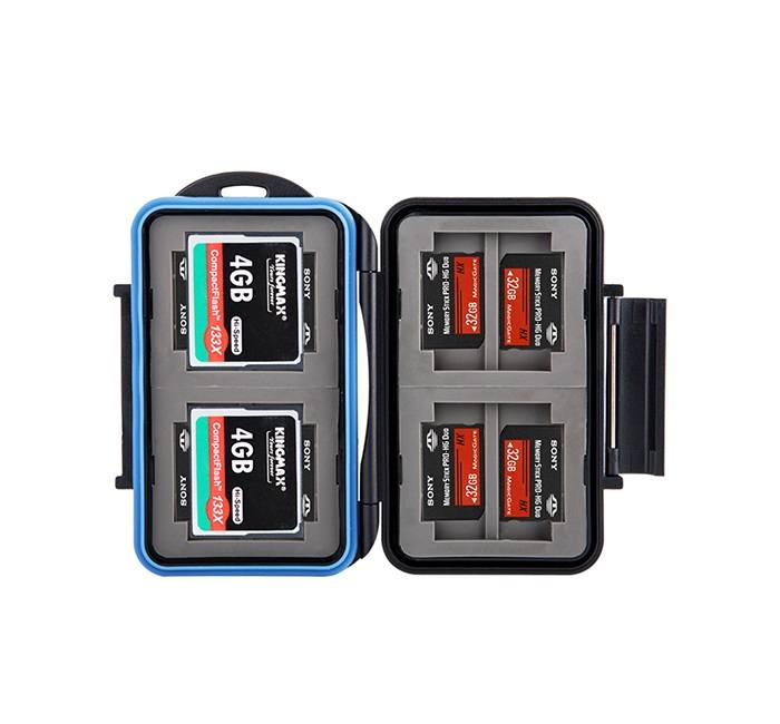  JJC Minneskortsfodral för 4xCF + 8xMemory Stick Pro Duo