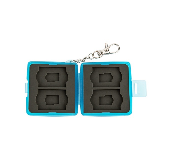  JJC Robust ask för minneskort 4xSD & 4xMSD