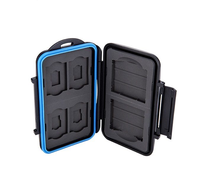  JJC Minneskortsfodral för 2xCF + 4xSD + 4xMSD