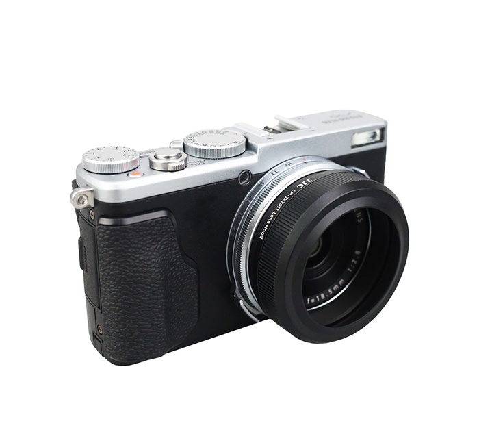  JJC Motljusskydd & 49mm adapter för Finepix X70