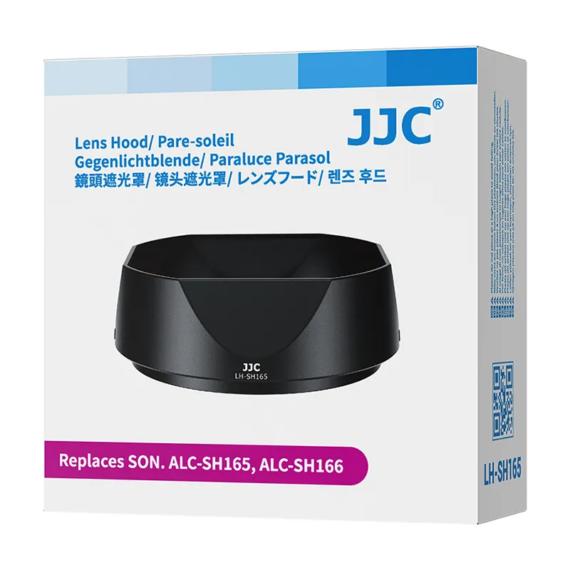  JJC Motljusskydd för Sony FE 24mm, 40mm & 50mm G-objektiv