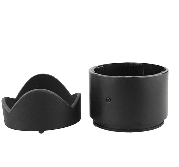  JJC vastavalosuoja ja 43 mm suodatinadapteri Ricoh GXR S10 24-72 mm