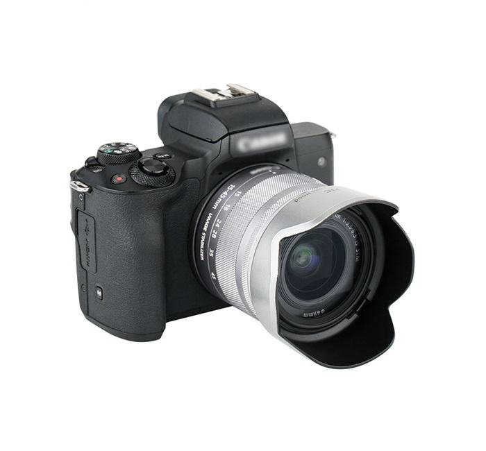 JJC Motljusskydd för Canon EF-M 15-45mm f/3.5-6.3 IS STM motsvarar EW-53 Kamda – nopea toimitus ja turvallinen verkkokauppa