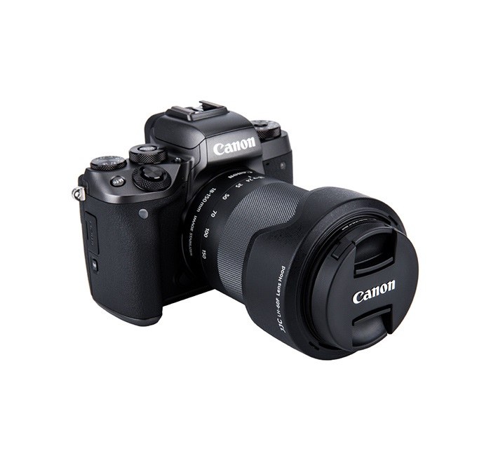  JJC Motljusskydd för Canon EF-M 18-150mm f/3.5-6.3 IS STM motsvarar EW-60F