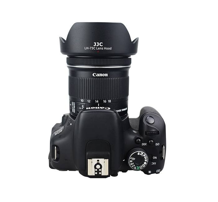  JJC Motljusskydd för Canon 10-18mm f/4.5-5.6 IS STM motsvarar EW-73C