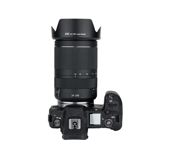  JJC Motljusskydd för Canon RF 24-240mm f/4-6.3 IS USM ersätter EW-78F