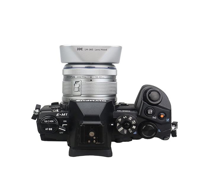  JJC Motljusskydd för Olympus 14-42mm 1:3.5-5.6 II ersätter LH-40