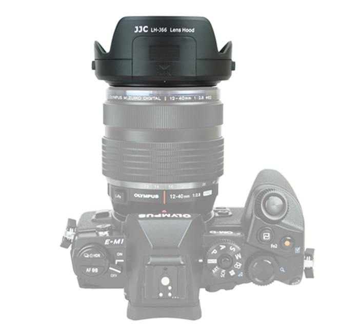  JJC Motljusskydd för Olympus M. Zuiko Digital ED 12-40mm f/2.8 PRO (LH-66)