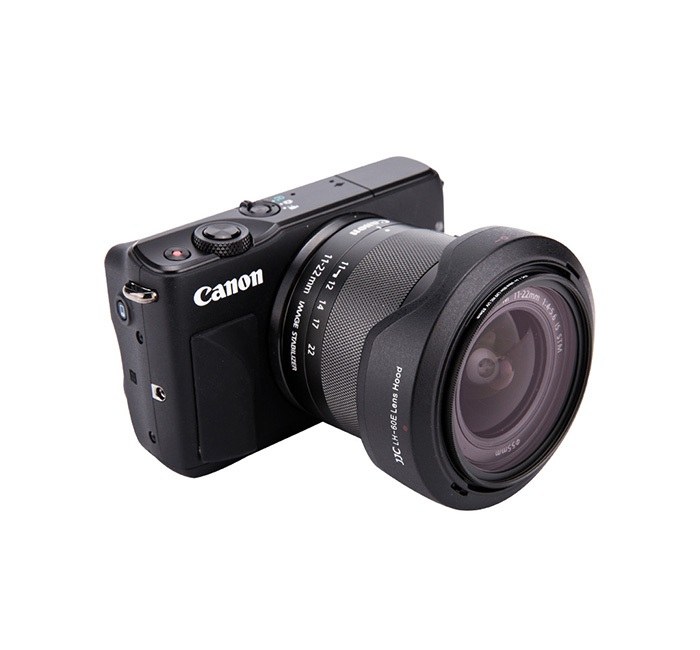  JJC Motljusskydd för Canon EF-M 11-22mm f/4-5.6 IS STM motsvarar EW-60E