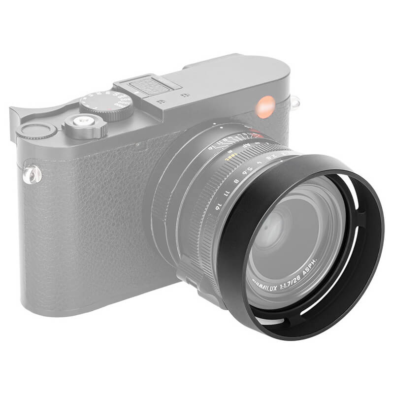  JJC Motljusskydd & objektivlock för Leica Q-Serien Q3 Q2 Q1 Svart