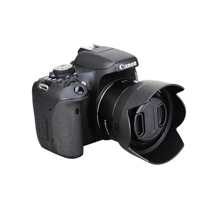  JJC Motljusskydd för Canon EF 50mm f/1.8 STM motsvarar ES-68 (Tulpan)