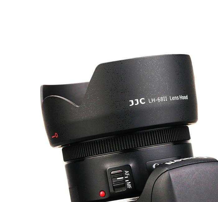  JJC Motljusskydd för Canon EF 50mm f/1.8 STM motsvarar ES-68 (Tulpan)