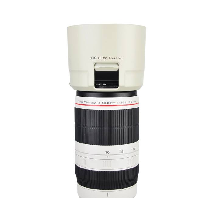  JJC Vastavalosuoja Canon EF 100-400mm f/4.5-5.6L IS II USM - vastaa ET-83D