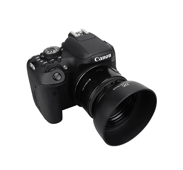  JJC Motljusskydd för Canon EF 50mm f/1.8 & f/1.8 II motsvarar ES-62