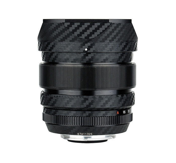  Kiwifotos Skin för Fujifilm XF 23mm f/1.4 R - Svart kolfiberfilm
