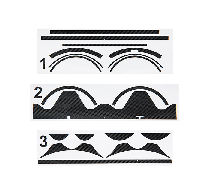  Kiwifotos Skin för Fujifilm XF 23mm f/1.4 R - Svart kolfiberfilm