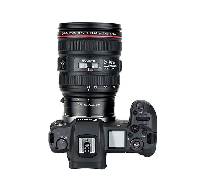  JJC Objektivadapter elektronisk till Canon EF/EF-S för Canon RF Kamerahus