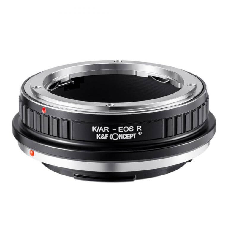  K&F Concept Objektivadapter till Konica AR objektiv för Canon EOS R kamerahus