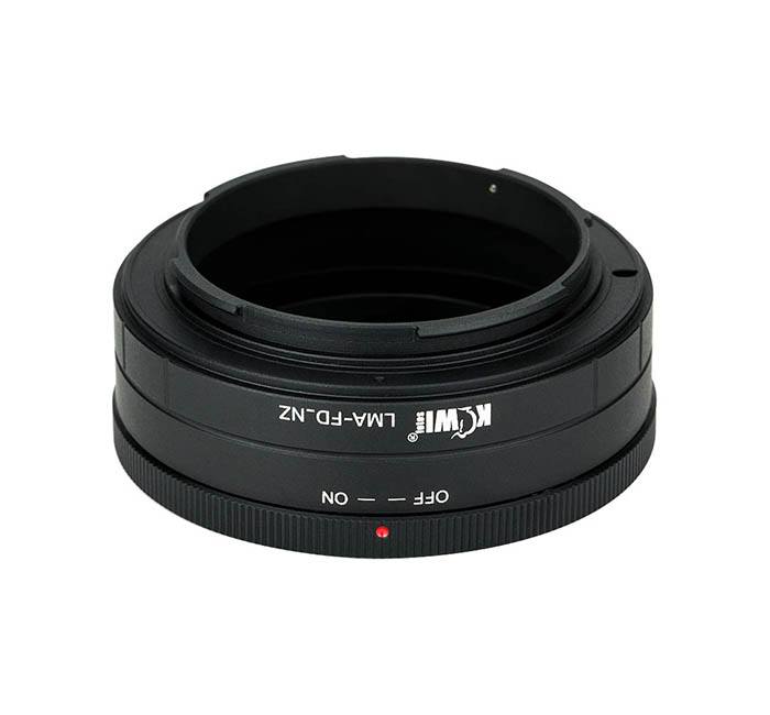  Kiwifotos Objektivadapter till Canon FD för Nikon Z kamerahus