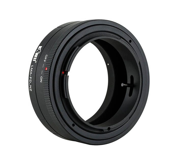  Kiwifotos Objektivadapter till Canon FD för Nikon Z kamerahus