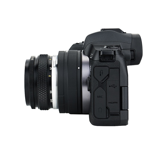  Kiwifotos Objektivadapter till Olympus OM för Canon R kamerahus