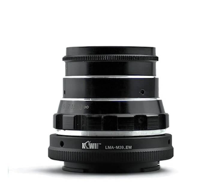  Kiwifotos Objektivadapter till M39 för Sony E kamerahus