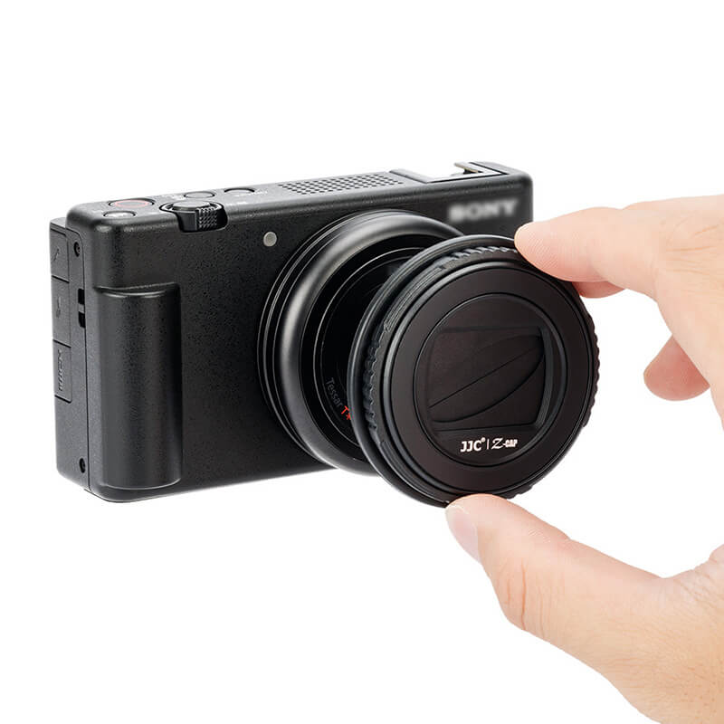 JJC Vridbart främre objektivlock för Sony ZV-1F