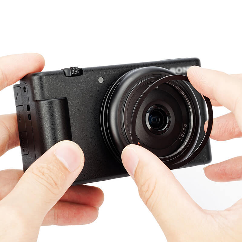  JJC Vridbart främre objektivlock för Sony ZV-1F