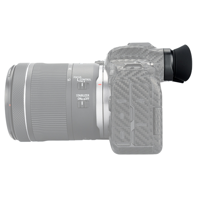  Kiwifotos Ögonmussla lång för Canon EOS R6 Mark II, R5C, R5, R6