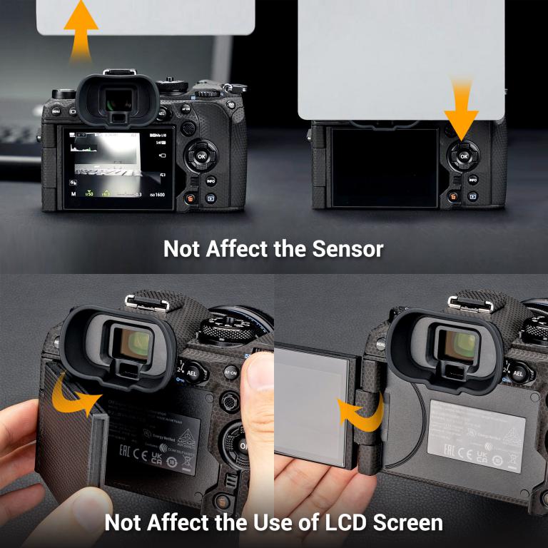  Kiwifotos Ögonmussla lång för Olympus ersätter EP-18