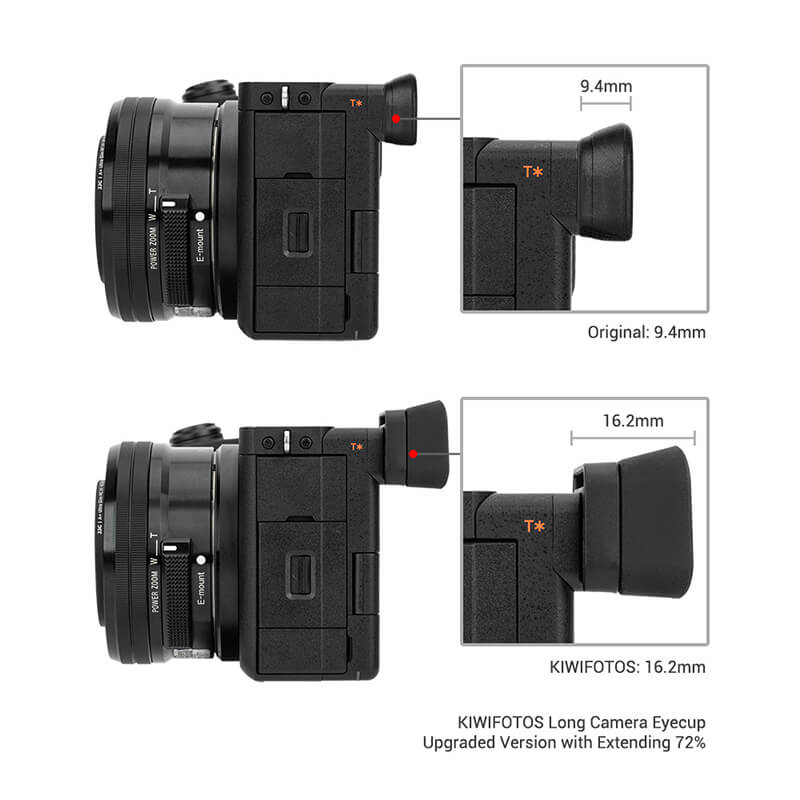  Kiwifotos Ögonmussla lång för Sony A6700