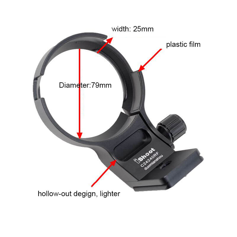  iShoot Stativfäste för Canon RF 24-240mm F4-6.3 IS USM