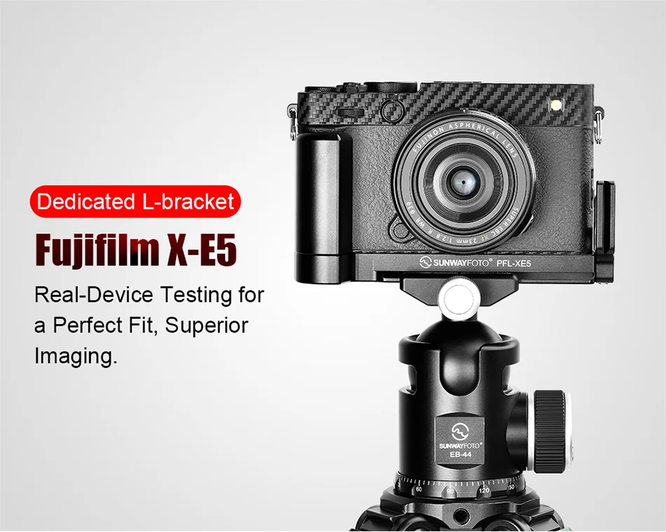  Sunwayfoto L-kiinnityslevy kahvalla Fujifilm X-E5:lle (PFL-XE5) Kamda – nopea toimitus ja turvallinen verkkokauppa