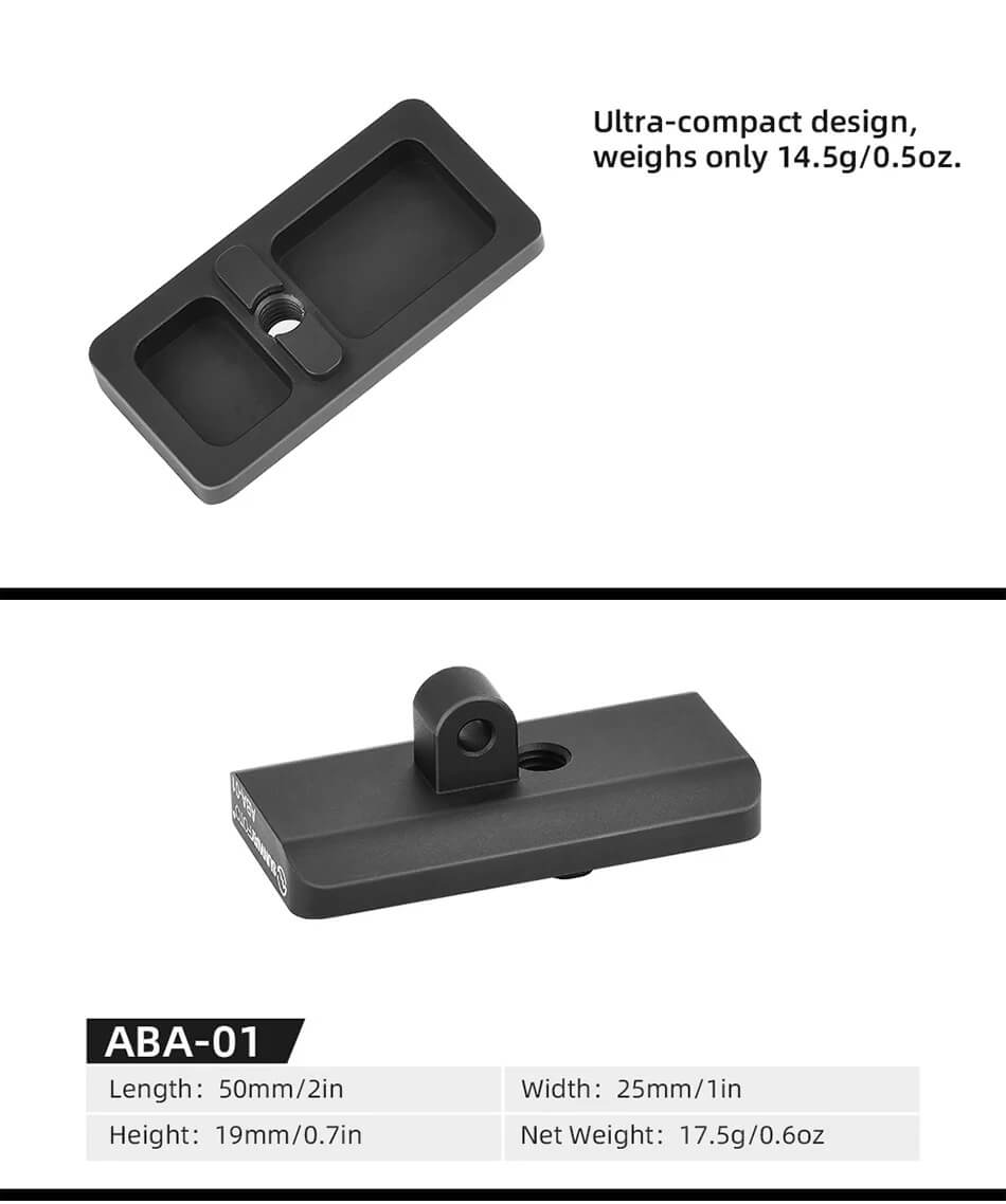  Sunwayfoto ABA-01 Harris bipod-adapteri Arca-Swiss-kiinnikkeelle