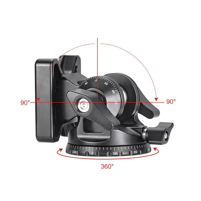  Sunwayfoto DT-03S Tilthuvud med panorama 15kg