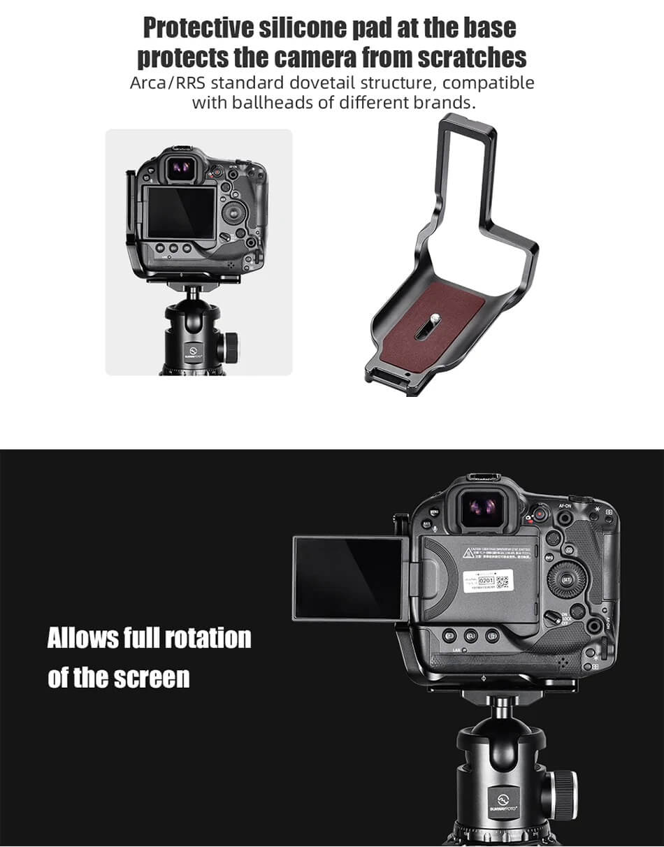  Sunwayfoto L-Bracket för Canon EOS R3