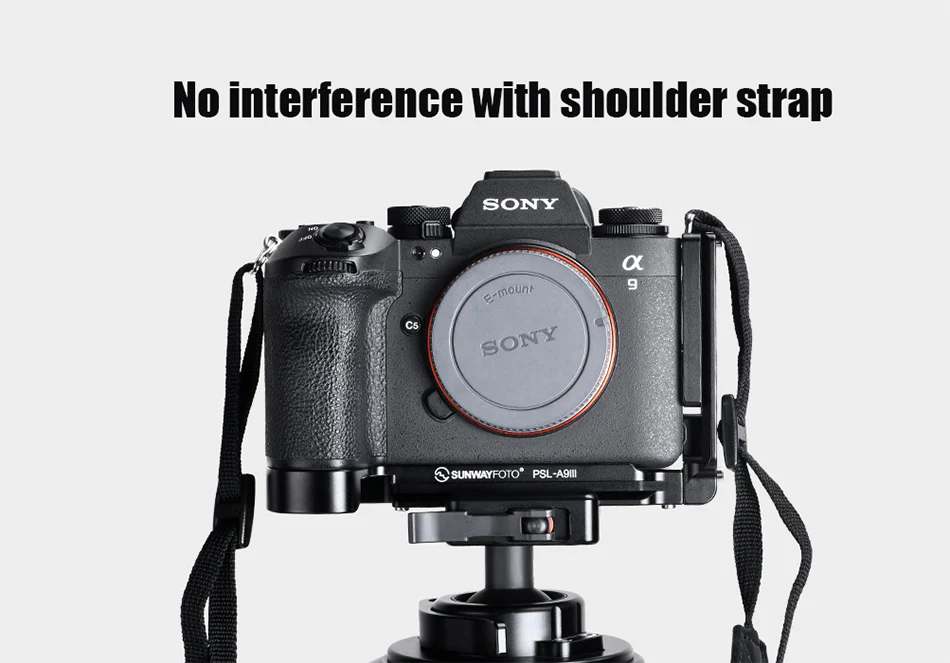  Sunwayfoto L-kiinnike kädensijalla Sony A9 III & A1 II