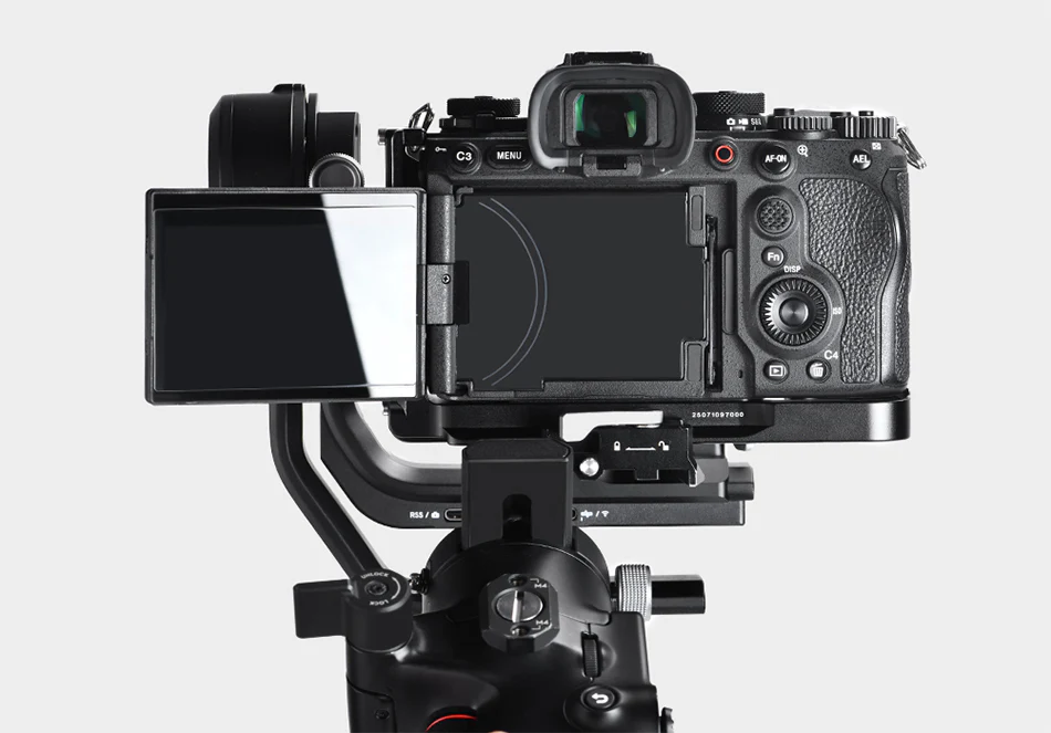  Sunwayfoto L-kiinnike kädensijalla Sony A9 III & A1 II