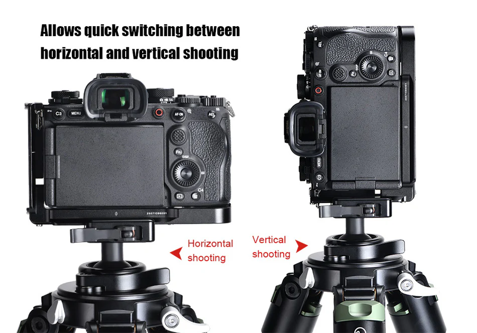  Sunwayfoto L-kiinnike yhdestä kappaleesta Sony A9 III & A1 II – Arca-Swiss