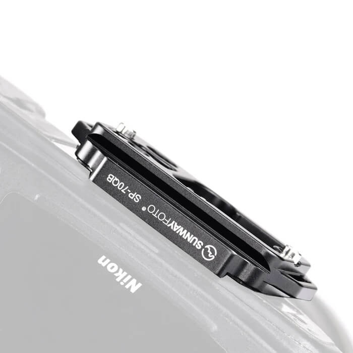  Sunwayfoto SP-70QB kameraplatta för kameror med QD säkerhetsfäste