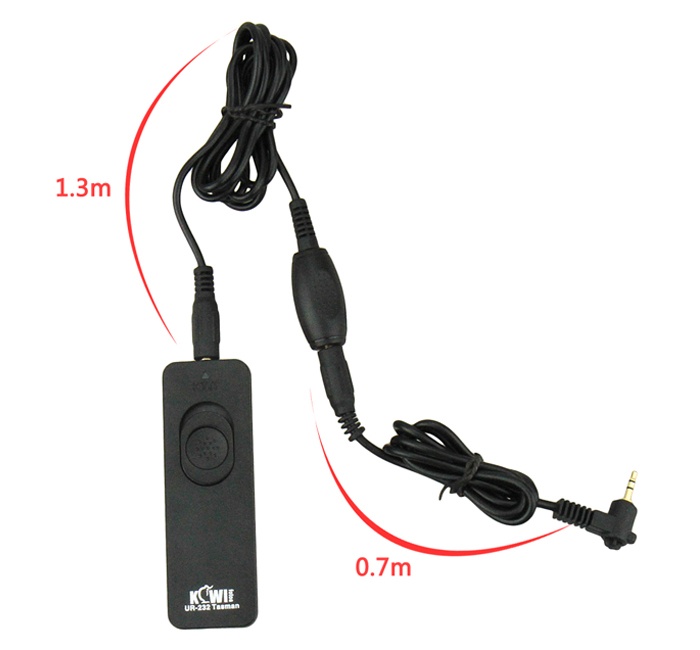  Kiwifotos Trådutlösare 70cm slutarkabel + 130cm kabel