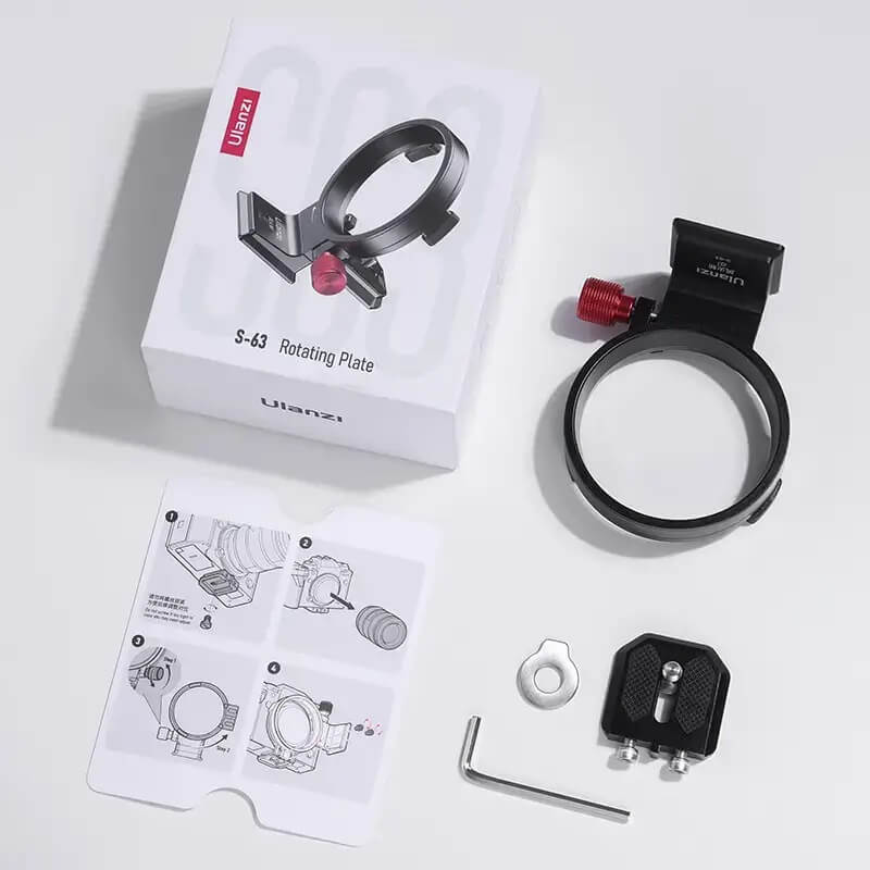  Ulanzi S-63 Stativfäste för Sony Alpha-serien och objektiv