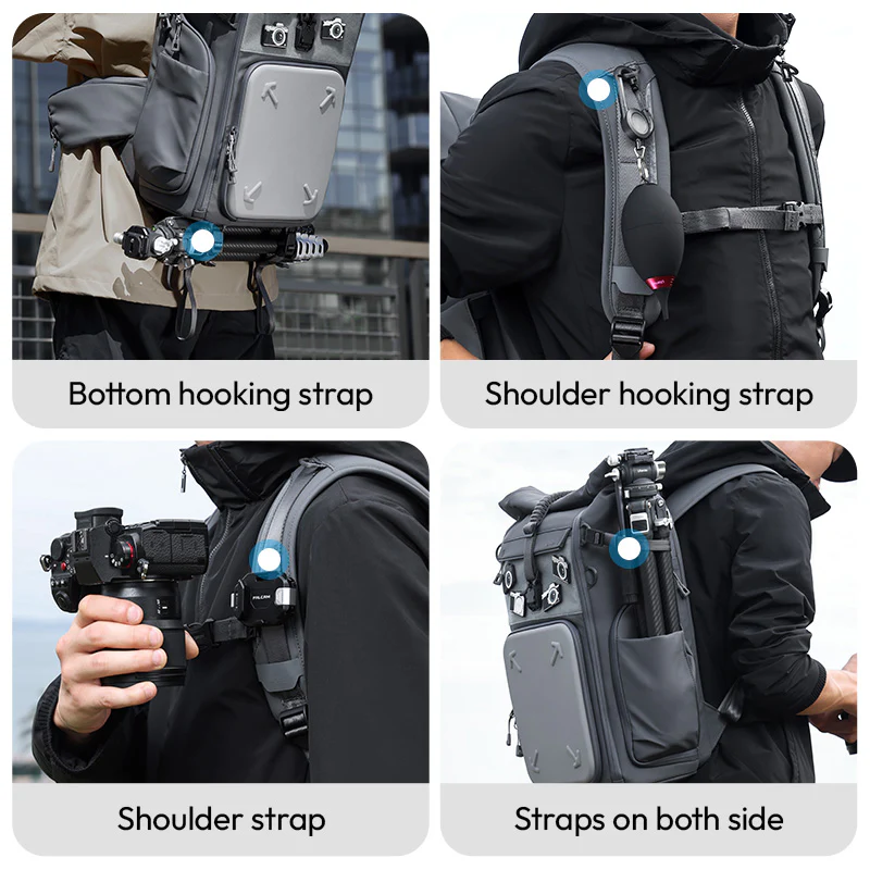  Ulanzi BP04 kamerareppu – laajennettava 23–27 L kovalla suojauksella