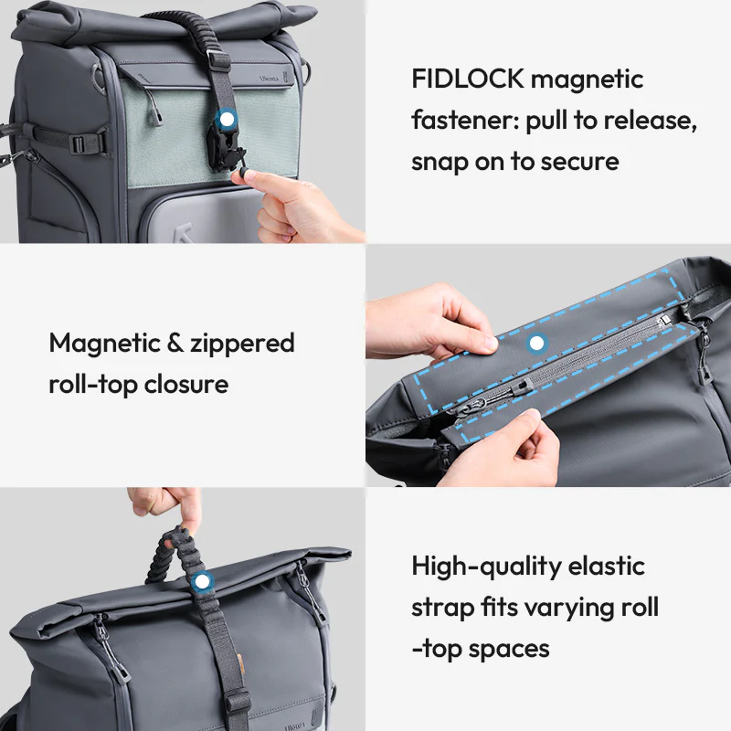  Ulanzi BP04 kamerareppu – laajennettava 23–27 L kovalla suojauksella