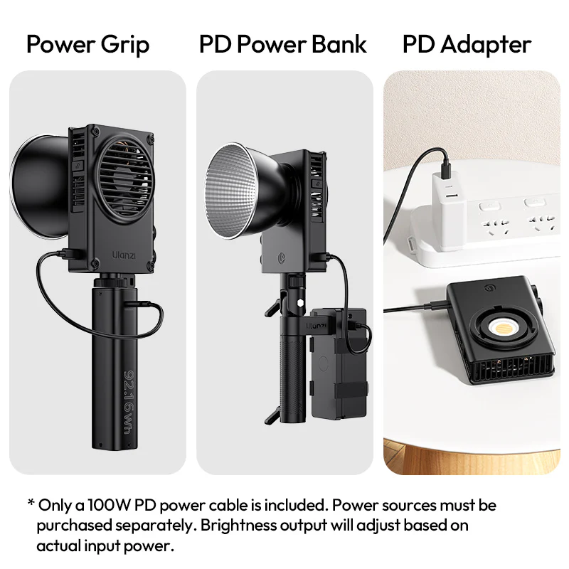  Ulanzi C01 100W COB Light – Kompakt, kraftfull och portabel videobelysning