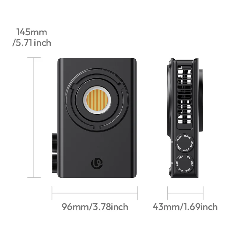  Ulanzi C01 100W COB Light – Kompakt, kraftfull och portabel videobelysning