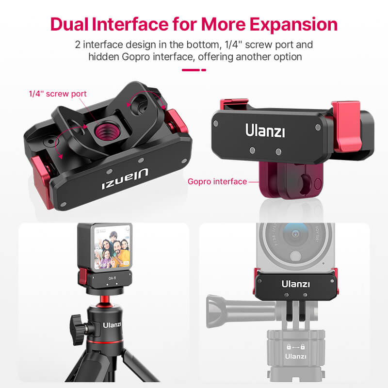  Ulanzi Folding Fingers -sovitin magneettikiinnityksellä DJI Osmo Action 2/3/4 Kamda – nopea toimitus ja turvallinen verkkokauppa