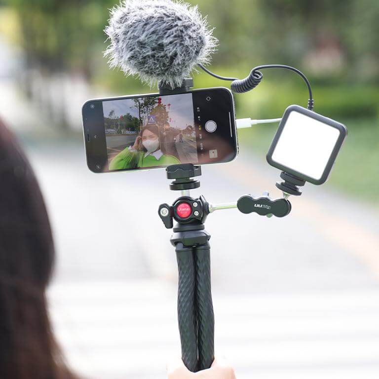  Ulanzi FT-01 Kamerastativ & mobilhållare av bläckfiskmodell