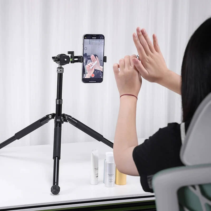  Ulanzi MT-63 Portabelt Kamerastativ 145cm med mobilhållare